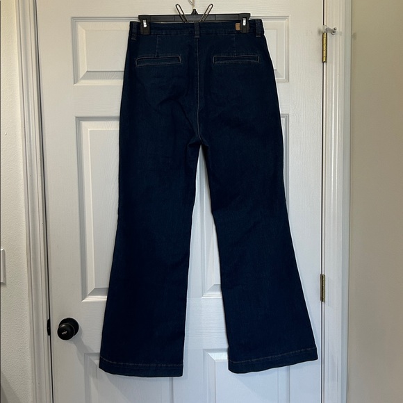 Sofia by Sofia Vergara Deep Blue Trouser Flare Jeans - Picture 3 of 4